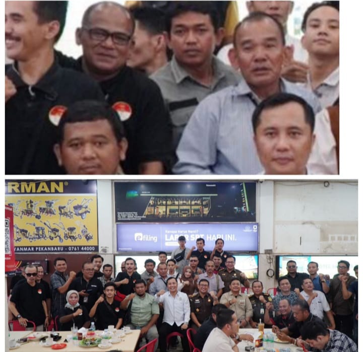 Sambil Melaksanakan Kegiatan Press Gathering Bersama Insan Pres,Kejati Riau Juga Silahturahmi Dengan